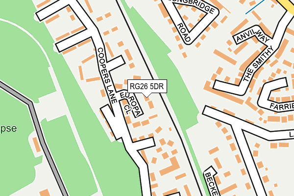 RG26 5DR map - OS OpenMap – Local (Ordnance Survey)