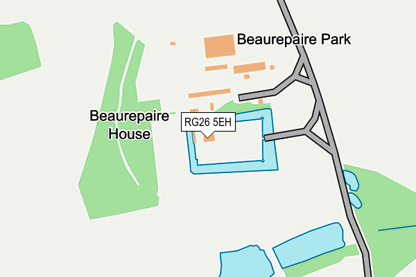 RG26 5EH map - OS OpenMap – Local (Ordnance Survey)