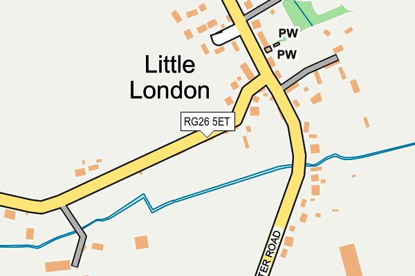 RG26 5ET map - OS OpenMap – Local (Ordnance Survey)