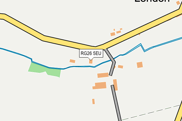 RG26 5EU map - OS OpenMap – Local (Ordnance Survey)