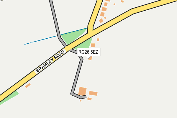 RG26 5EZ map - OS OpenMap – Local (Ordnance Survey)