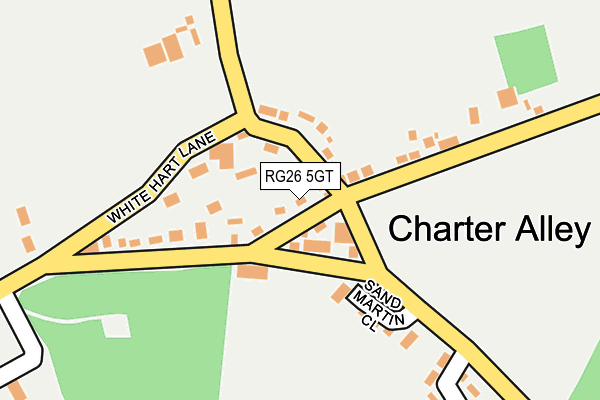 RG26 5GT map - OS OpenMap – Local (Ordnance Survey)