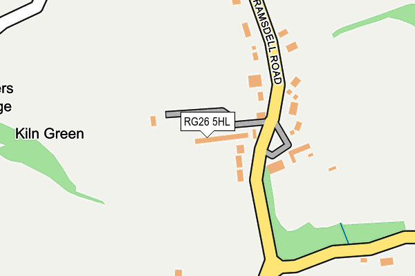 RG26 5HL map - OS OpenMap – Local (Ordnance Survey)