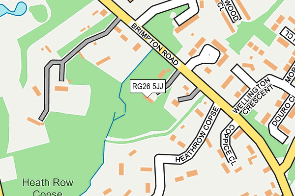 RG26 5JJ map - OS OpenMap – Local (Ordnance Survey)