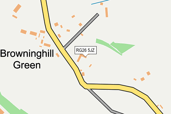 RG26 5JZ map - OS OpenMap – Local (Ordnance Survey)