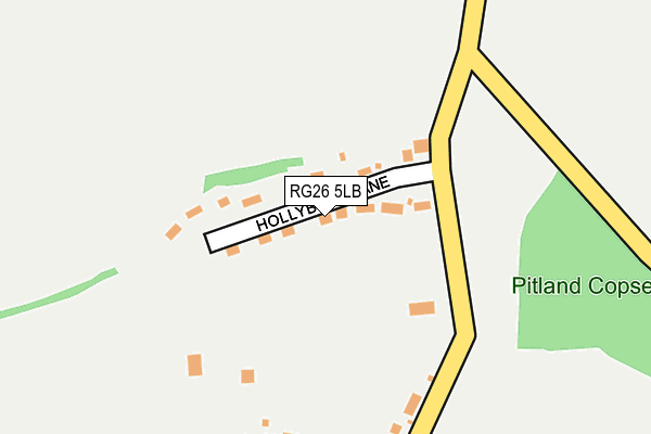 RG26 5LB map - OS OpenMap – Local (Ordnance Survey)