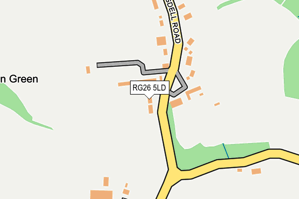 RG26 5LD map - OS OpenMap – Local (Ordnance Survey)