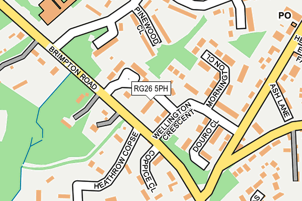 RG26 5PH map - OS OpenMap – Local (Ordnance Survey)