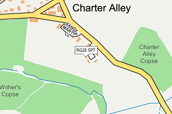 RG26 5PT map - OS OpenMap – Local (Ordnance Survey)