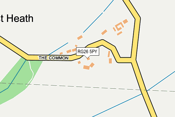 RG26 5PY map - OS OpenMap – Local (Ordnance Survey)