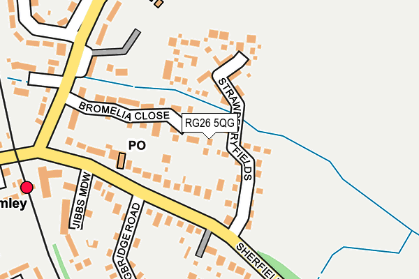 RG26 5QG map - OS OpenMap – Local (Ordnance Survey)