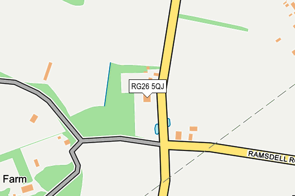 RG26 5QJ map - OS OpenMap – Local (Ordnance Survey)