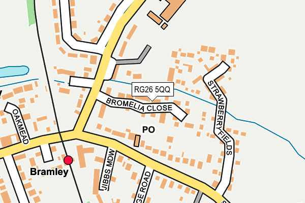 RG26 5QQ map - OS OpenMap – Local (Ordnance Survey)