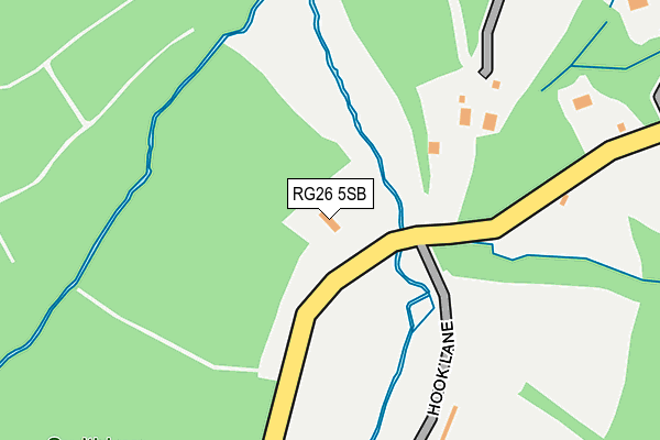 RG26 5SB map - OS OpenMap – Local (Ordnance Survey)