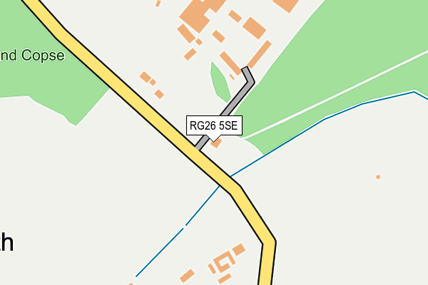 RG26 5SE map - OS OpenMap – Local (Ordnance Survey)