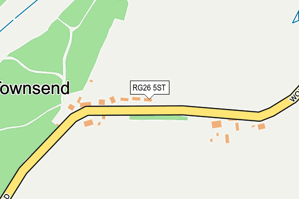 RG26 5ST map - OS OpenMap – Local (Ordnance Survey)