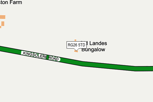 RG26 5TD map - OS OpenMap – Local (Ordnance Survey)