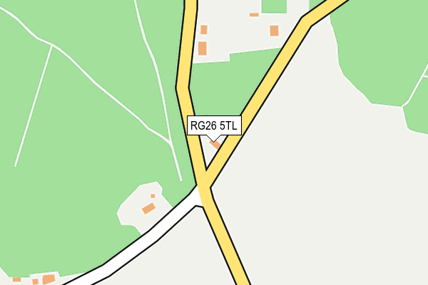 RG26 5TL map - OS OpenMap – Local (Ordnance Survey)