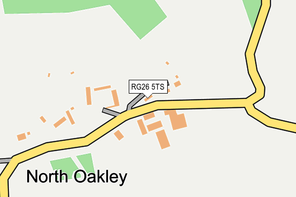 RG26 5TS map - OS OpenMap – Local (Ordnance Survey)