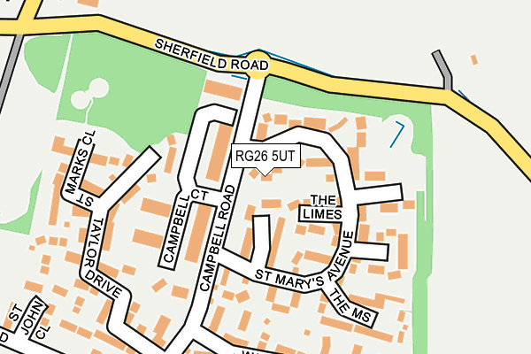 RG26 5UT map - OS OpenMap – Local (Ordnance Survey)