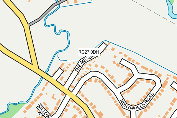 RG27 0DH map - OS OpenMap – Local (Ordnance Survey)
