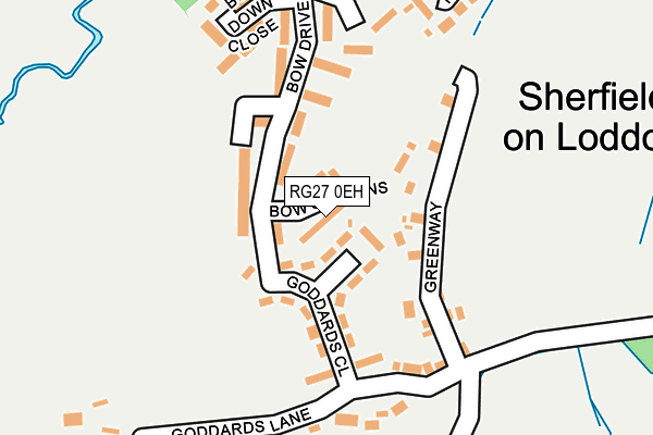 RG27 0EH map - OS OpenMap – Local (Ordnance Survey)