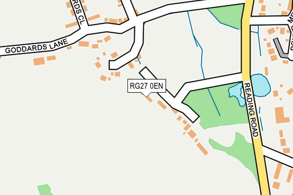 RG27 0EN map - OS OpenMap – Local (Ordnance Survey)