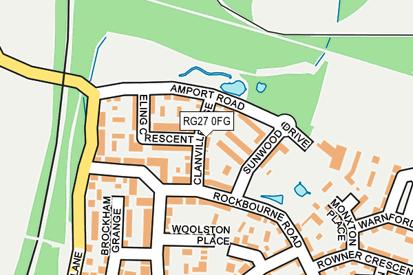 RG27 0FG map - OS OpenMap – Local (Ordnance Survey)