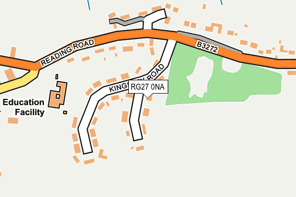 RG27 0NA map - OS OpenMap – Local (Ordnance Survey)