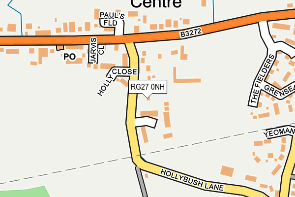 RG27 0NH map - OS OpenMap – Local (Ordnance Survey)