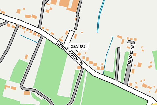 RG27 0QT map - OS OpenMap – Local (Ordnance Survey)