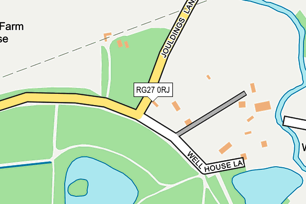 RG27 0RJ map - OS OpenMap – Local (Ordnance Survey)