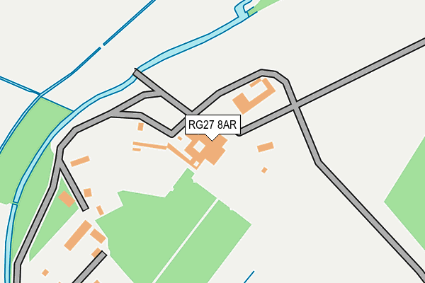 RG27 8AR map - OS OpenMap – Local (Ordnance Survey)