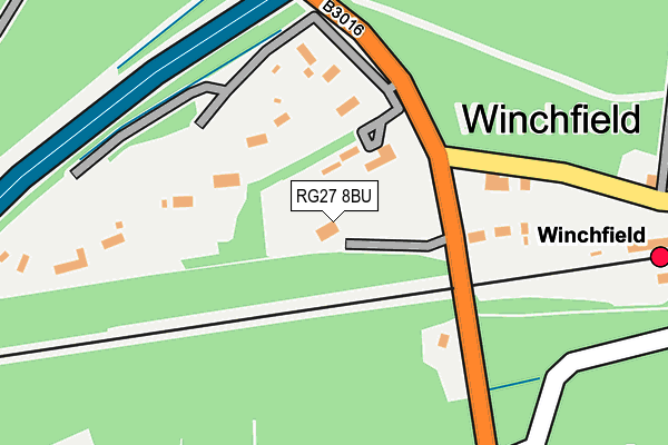 Map of WINCHFIELD COURT FARM LIMITED at local scale