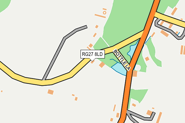 RG27 8LD map - OS OpenMap – Local (Ordnance Survey)
