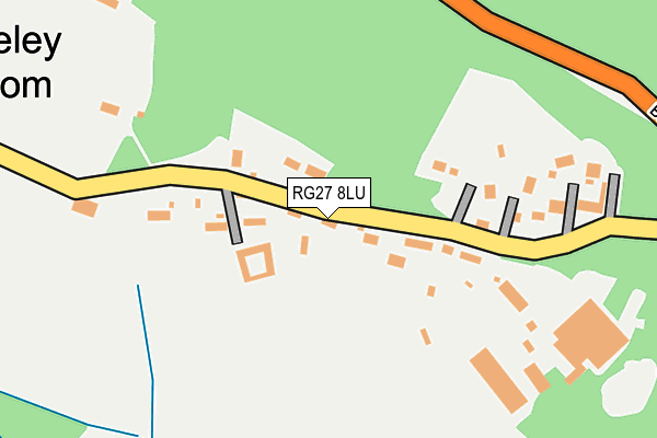 RG27 8LU map - OS OpenMap – Local (Ordnance Survey)