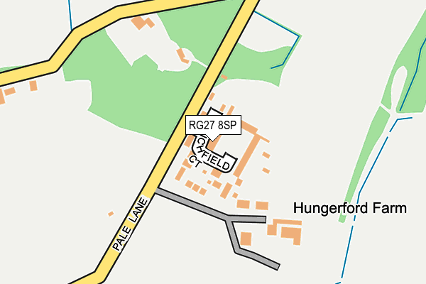 RG27 8SP map - OS OpenMap – Local (Ordnance Survey)