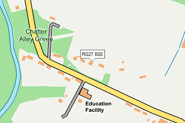 RG27 8SS map - OS OpenMap – Local (Ordnance Survey)