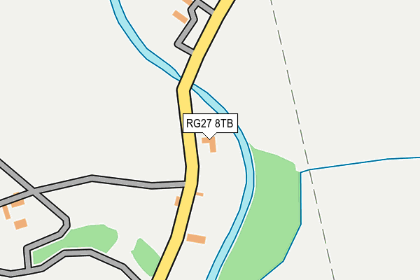RG27 8TB map - OS OpenMap – Local (Ordnance Survey)