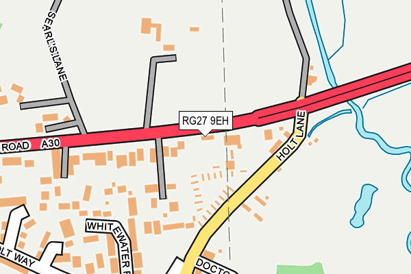 RG27 9EH map - OS OpenMap – Local (Ordnance Survey)