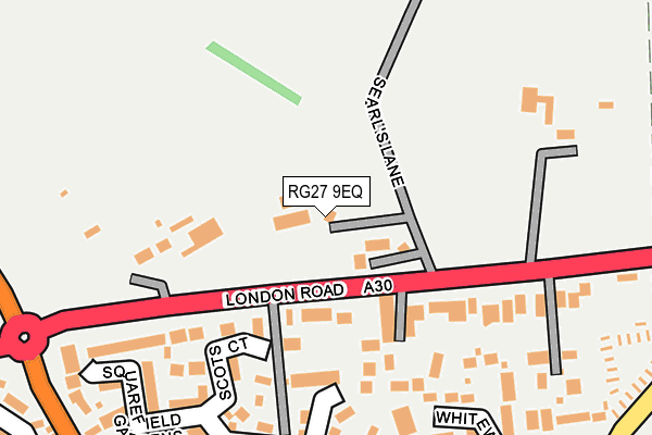 RG27 9EQ map - OS OpenMap – Local (Ordnance Survey)