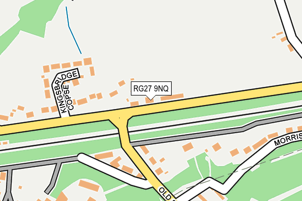RG27 9NQ map - OS OpenMap – Local (Ordnance Survey)