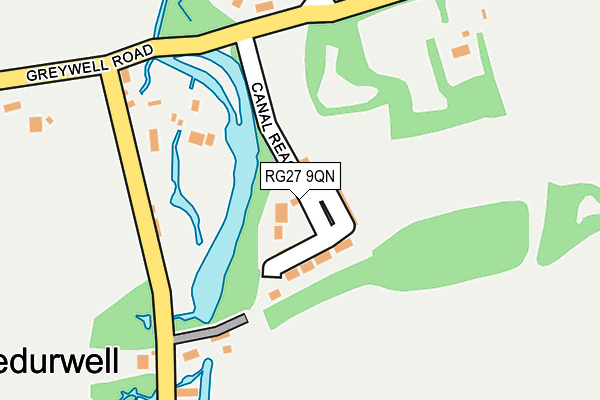 RG27 9QN map - OS OpenMap – Local (Ordnance Survey)