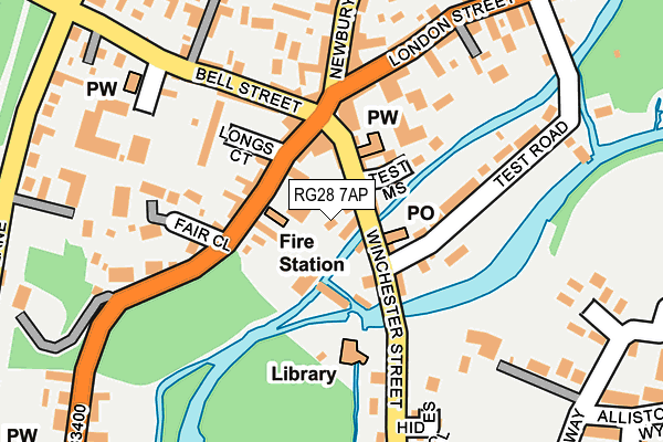 RG28 7AP map - OS OpenMap – Local (Ordnance Survey)