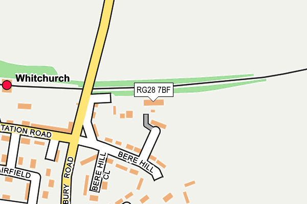 RG28 7BF map - OS OpenMap – Local (Ordnance Survey)