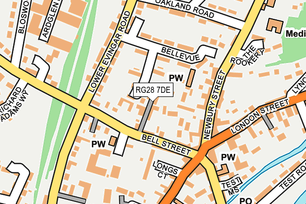 RG28 7DE map - OS OpenMap – Local (Ordnance Survey)