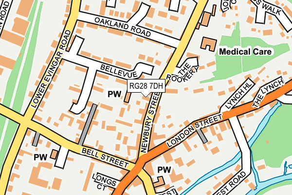 RG28 7DH map - OS OpenMap – Local (Ordnance Survey)