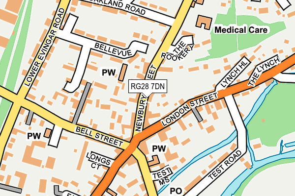 RG28 7DN map - OS OpenMap – Local (Ordnance Survey)