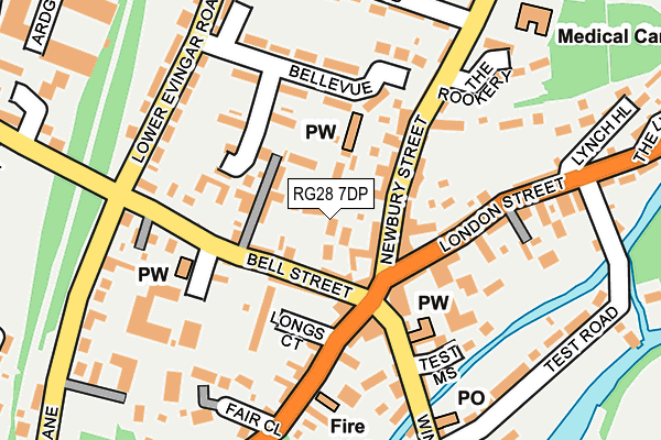 RG28 7DP map - OS OpenMap – Local (Ordnance Survey)