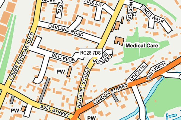 RG28 7DS map - OS OpenMap – Local (Ordnance Survey)